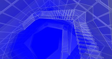 soyut mimari duvar kağıdı, dijital arkaplan