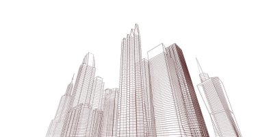 soyut mimari duvar kağıdı, dijital arkaplan