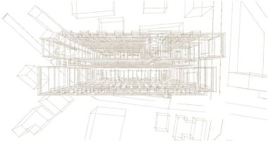 soyut mimari duvar kağıdı, dijital arkaplan