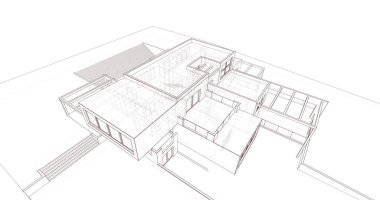 çizgili mimari duvar kağıdı, dijital arkaplan