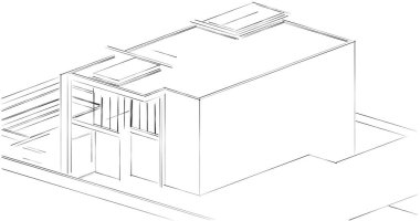 soyut mimari duvar kağıdı, dijital arkaplan