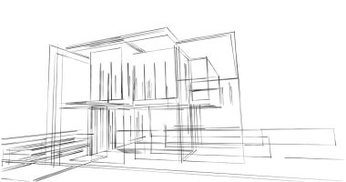 soyut mimari duvar kağıdı, dijital arkaplan