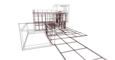 çizgili mimari duvar kağıdı, dijital arkaplan