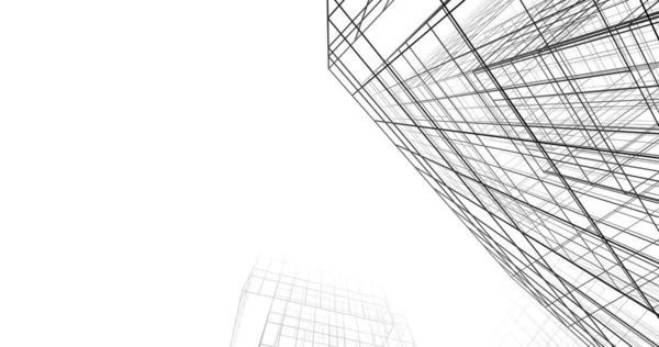 Абстрактные Архитектурные Обои Цифровой Фон — стоковое фото