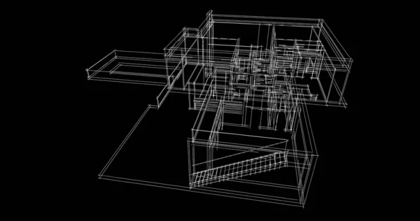 Lemované Architektonické Tapety Digitální Pozadí — Stock fotografie