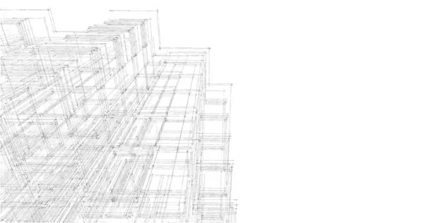 建筑墙纸摘要 数码背景 — 图库照片