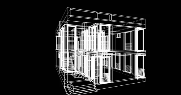 Lemované Architektonické Tapety Digitální Pozadí — Stock fotografie