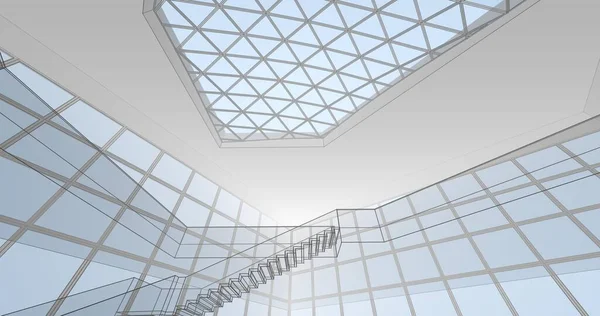 soyut mimari duvar kağıdı konsepti, dijital arkaplan