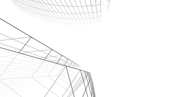 Abstract Architectonisch Behang Digitale Achtergrond — Stockfoto