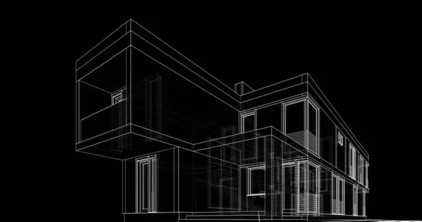 Wyłożona Tapeta Architektoniczna Tło Cyfrowe — Zdjęcie stockowe