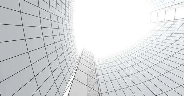 Fondo Pantalla Arquitectónica Abstracta Fondo Digital — Foto de Stock