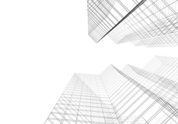 Абстрактный Архитектурный Дизайн Обоев Цифровой Концепт Фон — стоковое фото