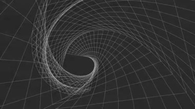 minimal 3d mimari şekillerde hareket etmek