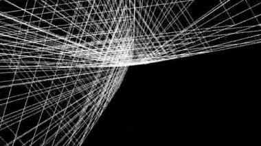 minimal 3d mimari şekillerde hareket etmek