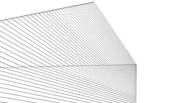 minimal 3d mimari şekillerde hareket etmek