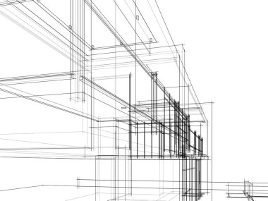 soyut mimari duvar kağıdı, dijital arkaplan