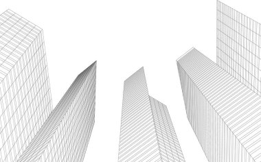 soyut mimari duvar kağıdı, dijital arkaplan