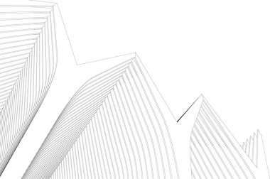 soyut mimari duvar kağıdı konsepti, dijital arkaplan