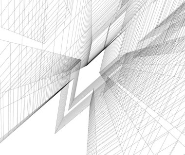 soyut mimari duvar kağıdı, dijital arkaplan