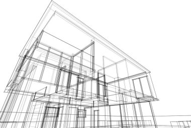 soyut mimari duvar kağıdı, dijital arkaplan