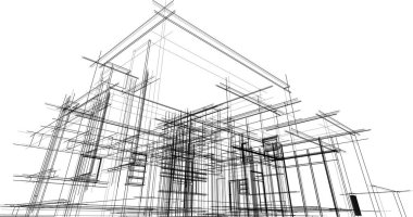 soyut mimari duvar kağıdı, dijital arkaplan