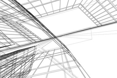 soyut mimari duvar kağıdı, dijital arkaplan