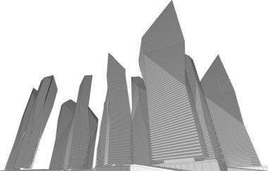 soyut mimari duvar kağıdı, dijital arkaplan