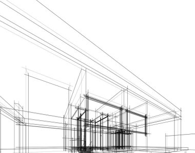 soyut mimari duvar kağıdı, dijital arkaplan