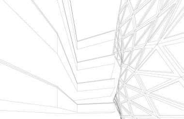 soyut mimari duvar kağıdı, dijital arkaplan