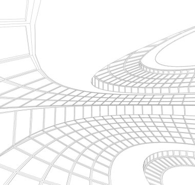 soyut mimari duvar kağıdı, dijital arkaplan