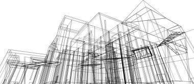 soyut mimari duvar kağıdı, dijital arkaplan