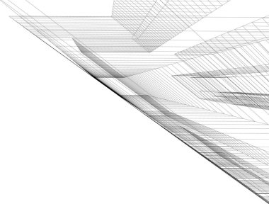 soyut mimari duvar kağıdı, dijital arkaplan