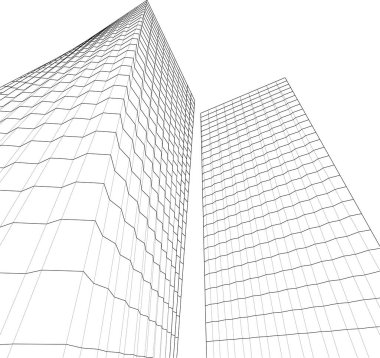 soyut mimari duvar kağıdı, dijital arkaplan