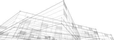 soyut mimari duvar kağıdı, dijital arkaplan