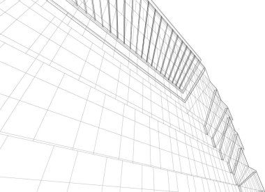 soyut mimari duvar kağıdı, dijital arkaplan