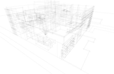 soyut mimari duvar kağıdı, dijital arkaplan