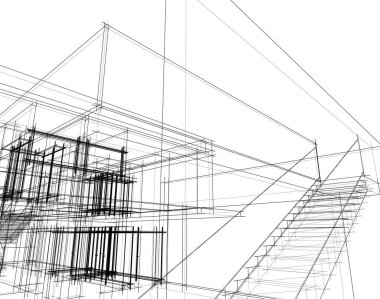 soyut mimari duvar kağıdı, dijital arkaplan