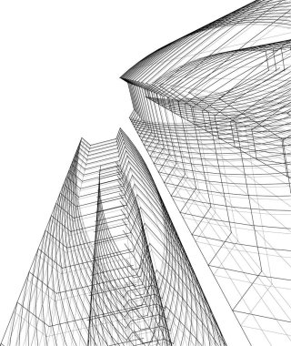 soyut mimari duvar kağıdı, dijital arkaplan