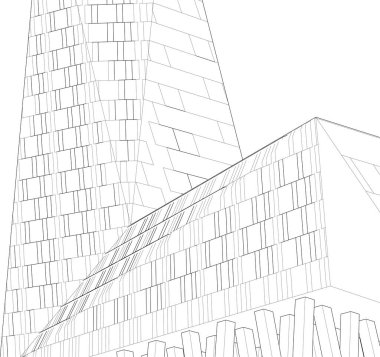 soyut mimari duvar kağıdı, dijital arkaplan