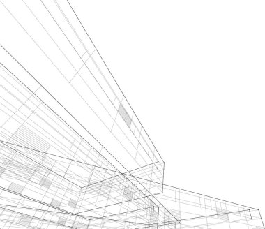 soyut mimari duvar kağıdı, dijital arkaplan