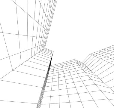 soyut mimari duvar kağıdı, dijital arkaplan