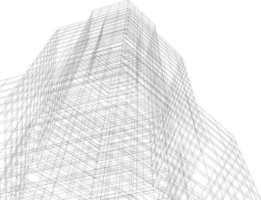 soyut mimari duvar kağıdı, dijital arkaplan