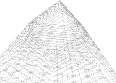 soyut mimari duvar kağıdı, dijital arkaplan