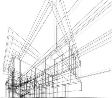 soyut mimari duvar kağıdı, dijital arkaplan