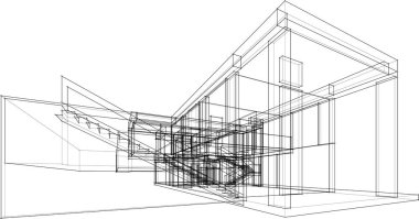 soyut mimari duvar kağıdı, dijital arkaplan