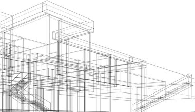 soyut mimari duvar kağıdı, dijital arkaplan