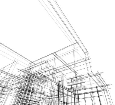 soyut mimari duvar kağıdı, dijital arkaplan