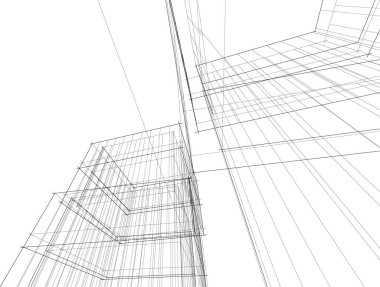 soyut mimari duvar kağıdı, dijital arkaplan