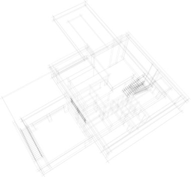 soyut mimari duvar kağıdı, dijital arkaplan