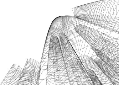 soyut mimari duvar kağıdı, dijital arkaplan